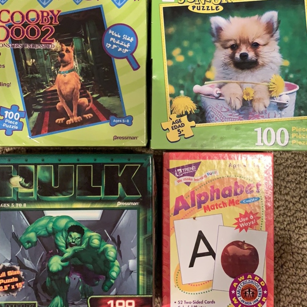 Puzzles and Alphabet Game